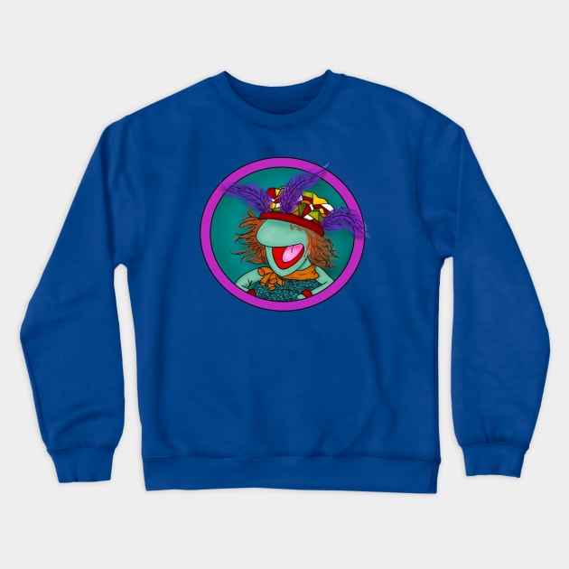 Sidebottom Fraggle Crewneck Sweatshirt by Debra Forth